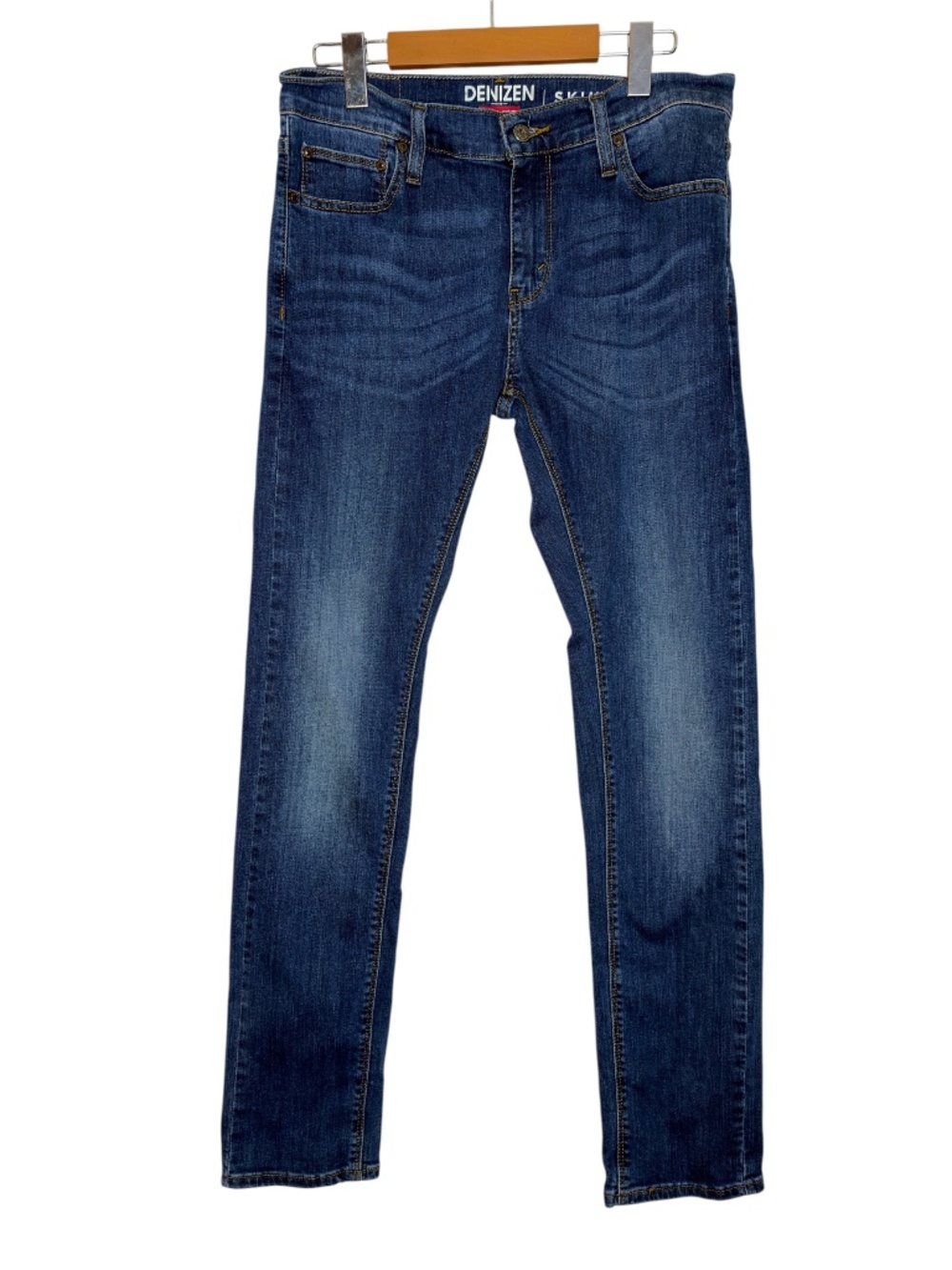 Denizen from Levi’s skinny fit jeans in a classic medium blue wash
